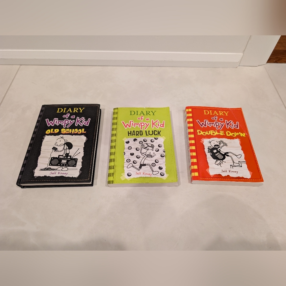 The Diary of A Wimpy Kid Books: Old School, Hard Luck and Double Down